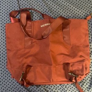Merrell Burgandy Gym Tote